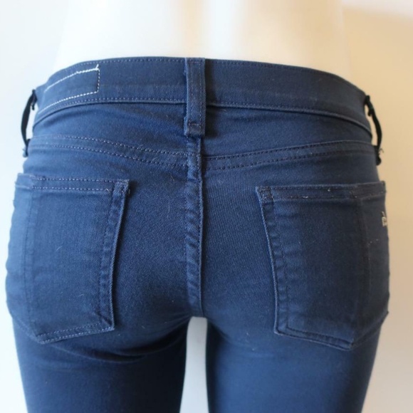 NWOT Rag & Bone Cadet Blue Moto Zip Skinny Ankle Jeans - Picture 8 of 15